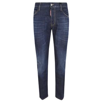 Dsquared2 Jeans, Heren, Blauw, M, Katoen, Skater Jean