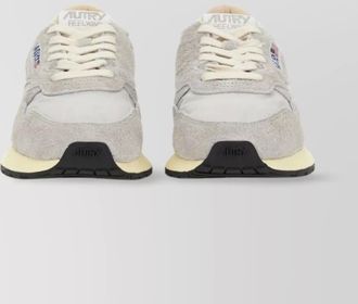 Autry leather paneled low-top sneakers