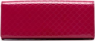 Gucci Pre-owned Wallets, female, Pink, Size: ONE SIZE Pre-owned Leather Continental Wallet