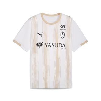 Puma Maglia gara Away Stade de Reims 25/26 da uomo, Accessori, Bianco, XXL