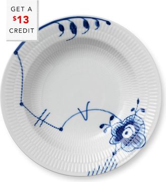 ROYAL COPENHAGEN 8.25In Blue Fluted Mega Rim Soup Bowl