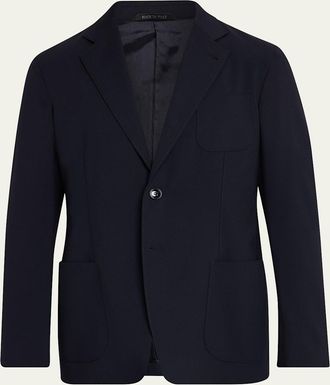 Giorgio Armani Mens Virgin Wool Single-Breasted Sport Coat