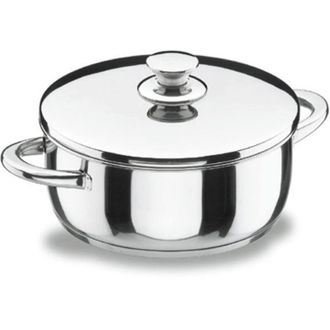 Lacor Cacerola Vitrocor De Acero Inoxidable Con Tapa - 36 Cm