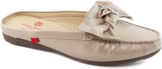 Marc Joseph New York Diane St Slip On Leather Bow Mule in Nude Svelte Patent at Nordstrom, Size 8.5
