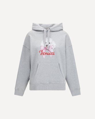 Fiorucci Relaxed poodle-print Hoodie Female XS