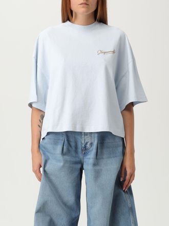 Jacquemus T-shirt in cotone con logo ricamato Jacquemus