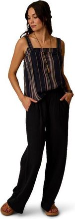 Carve Designs Nico Gauze Pant Nightdive in Black at Nordstrom, Size Large 30