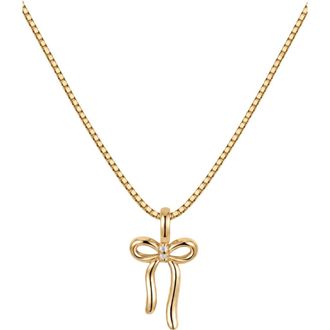 Made by Mary Coquete Box Chain Necklace in Gold Vermeil at Nordstrom