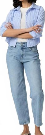 Paige Alexis Barrel Leg Jeans In Verse