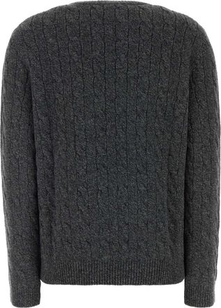 Valentino Garavani Womens Mossi Sweater Gray