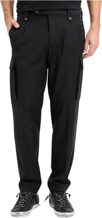 Myths Broeken, Heren, Zwart, S, Wol, Tailored Wool-Blend Cargo Broeken
