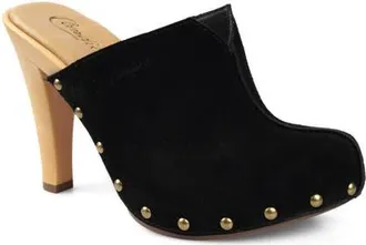 Candie's Chillax Clog in Black Suede at Nordstrom, Size 9