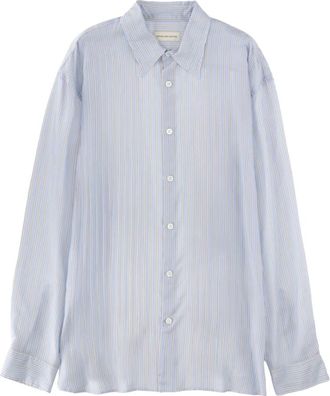 Dries Van Noten Heren, Overhemden, Blauw, Maat: M