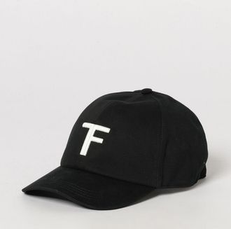 Tom Ford Cappello da baseball in twill di cotone con logo ricamato