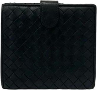 Bottega Veneta Pre-owned Wallets, female, Black, Size: ONE SIZE Pre-owned Vintage Wallet (bi-fold)