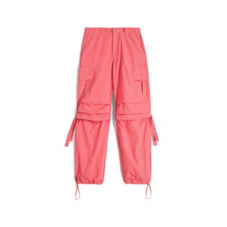 Freddy Pantaloni cargo da donna in tessuto popeline tinto capo