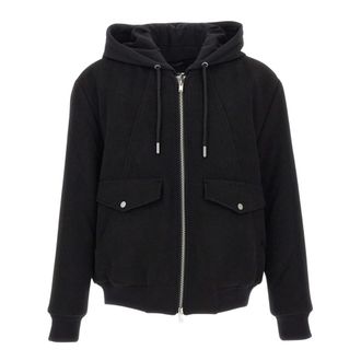 Moose Knuckles Ellington Bomberjack - Heren - Bomber jackets - Zwart - S - Wol - Jassen