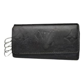 Louis Vuitton Vintage Accessories, unisex, Black, ONE SIZE, Pre-owned Leather Key-holder