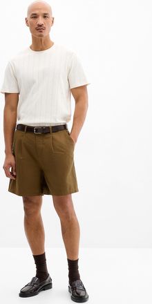 Le 31 Mens Pleated shorts Inseam: 7