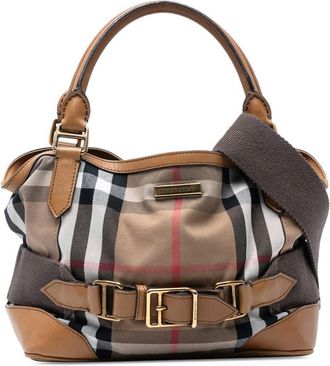 Burberry Pre-owned Burberry House Check Canvas Brecon Satchel Ladies ITEFFEPI14SCA