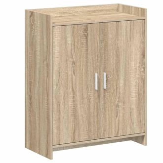 vidaXL Armario Zapatero Con Puerta Roble Sonoma 73,5 X 36 X 92 Cm Vidaxl