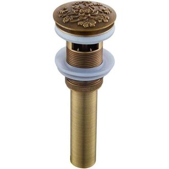 OEM Tap&oacute;n De Lavabo Autodrenante, Tap&oacute;n De Lavabo Autodrenante De Estilo Retro Europeo, Lavabo Autodrenante, Tap&oacute;n De Lavabo De Ba&ntilde;o Totalmente De Cobre -
