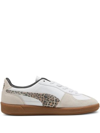 Puma Sneakers Palermo con stampa leopardata - Bianco