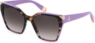 Furla SFU686V 03KA Womens Sunglasses Tortoiseshell Size 54