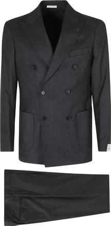 Breras Milano Abito Sartoriale Doppiopetto Brescia - - Suits - Uomo - Grigio - S