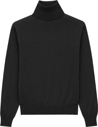 Saint Laurent Rollkragenpullover aus Kaschmir, Wolle und Seide von Saint Laurent