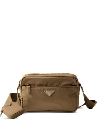 Prada logo-detail cross body bag - Neutrals