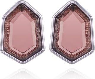 Vince Camuto Glass Stone Stud Earrings in Silver Tone/Glass at Nordstrom Rack