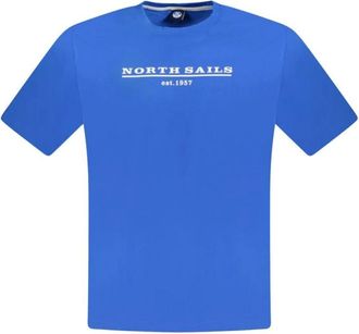 North Sails Hombre, Camisetas, Azul, Talla: L