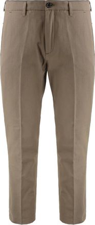 Department Five Department Five, Broeken, Heren, Groen, W35, Katoen, Katoenen Chino Broek met Zakken