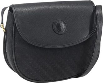 Gucci Pre-owned Canvas Cross Body Bag - Dames - Vintage Schoudertas - Zwart - ONE Size - Vintage