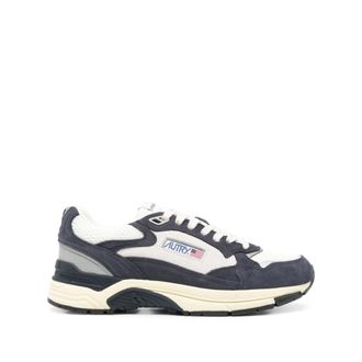 Autry Blauwe Sneakers Stijlvol Laag Profiel - Heren - Sneakers - Blauw - 44 EU - Su&egrave;de - Schoenen