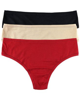 Hanky Panky Set Of 3 Play Natural Thong