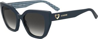 Moschino Sunglasses, female, Blue, Size: 54 MM Mol098/S Sunglasses