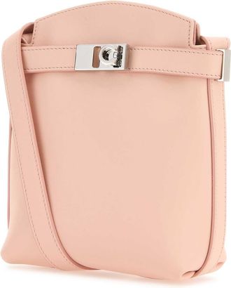 Ferragamo Womens Pastel Pink Leather Gancini Phone Case Nylundpinknylundpinknylundpink Cover Accessory