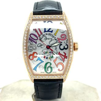 Franck Muller Pre-owned Franck Muller Color Dreams Diamond Silver-tone Dial Mens Watch 5851 M SC COL DRM D 1R