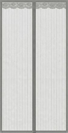 OEM Moustiquaire Magnetique - 90 X 210 Cm - Maille 1,2 Mm - Pour Porte Balcon Cave Chambre - 1 Unidad