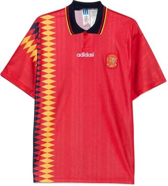 adidas Diamond-pattern Spain Polo Shirt