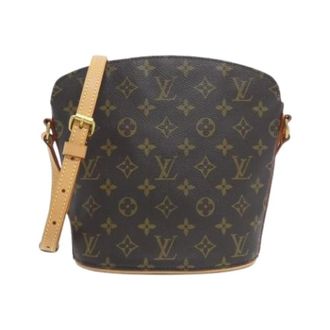 Louis Vuitton Pre-owned Bucket Bags, female, Brown, Size: ONE SIZE Pre-owned Drouot Shoulder Bag