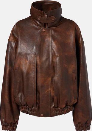 Magda Butrym Leather blouson jacket