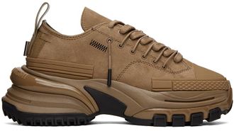 Wooyoungmi Brown Double Lace Sneakers