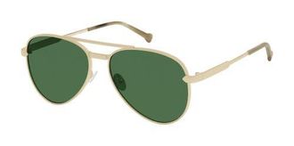 Colors In Optics Ace Sunglasses in Gold Green at Nordstrom