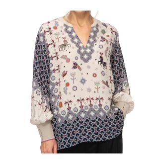 Ivi Seaside Collection Ivi, Dames, Blouses & Shirts, Veelkleurig, Maat: 3XL