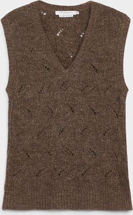 Contemporaine Womens Touch of wool ultra-soft fuzzy sweater vest