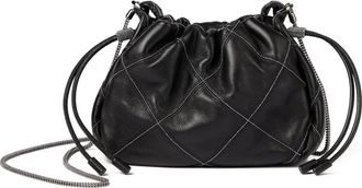 Brunello Cucinelli quilted drawstring bucket bag - Black
