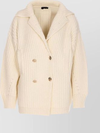 Liu Jo wool coat double-breasted shawl collar
